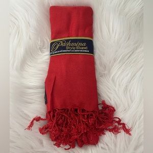 Red Pashmina Shawl